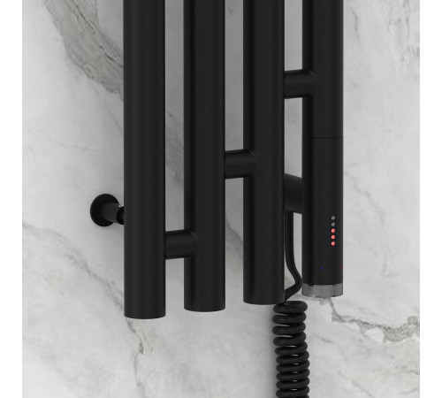 Полотенцесушитель электрический Сунержа Кантата 3.0 191x1200 мм правый матовый черный 31-5847-1216