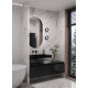 Раковина мебельная Armadi Art Flat 81х45.2х8 см прямоугольная nero 859-080-NM