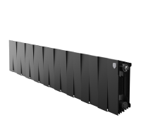 Радиатор биметаллический Royal Thermo PianoForte 200 Noir Sable 18 секций боковое подключение НС-1346009