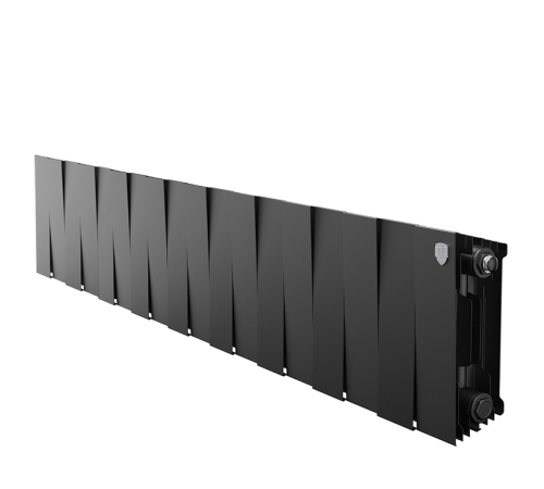 Радиатор биметаллический Royal Thermo PianoForte 200 Noir Sable 18 секций боковое подключение НС-1346009