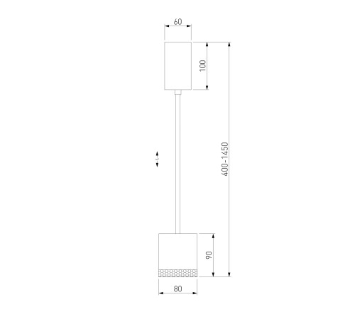 Подвесной светодиодный светильник 50243 LED