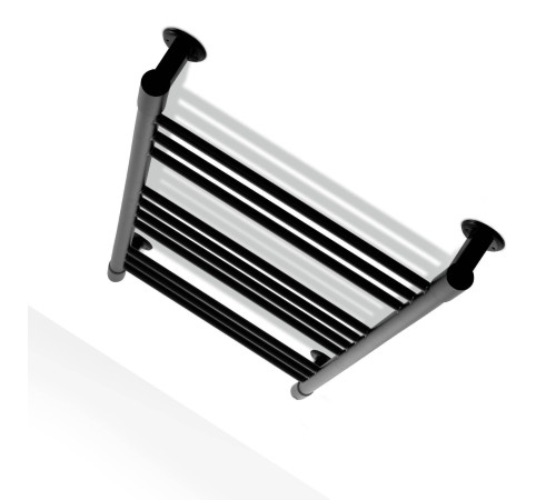 Полотенцесушитель электрический Energy Ergo2 P 1050х500 мм RAL 9005 ERGO2P1055R905M