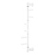 Полотенцесушитель электрический Energy I chrome G3DK RAL 9003 EETRIG3DK00000R903M