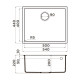 Кухонная мойка Omoikiri Bosen 54-U-BE Tetogranit 54x44 см ваниль 4993162