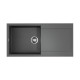 Кухонная мойка Omoikiri Sakaime 100-GR Tetogranit 100x50 см leningrad grey 4993561