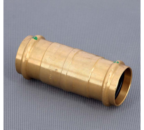 Муфта надвижная пресс Viega Sanpress 35 мм бронза 124335