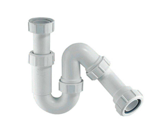 Сифон трубный McAlpine P/S-образный 1 1/4 х 32 мм компрессионный MRW7