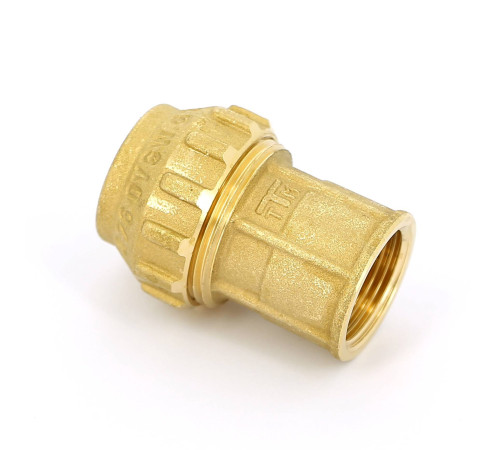 Муфта обжимная Tiemme 3400 25 мм х 3/4 ВР латунная 3400010