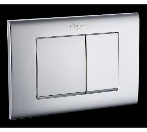 Кнопка смыва для инсталляции Boheme пластик 24х1.5х16 см хром 656