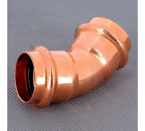 Угол пресс 45° Viega Profipress 28 мм медь 292362