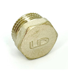 Заглушка LD Pride латунная никелированная 1/2 наружная резьба LD.67.505.15