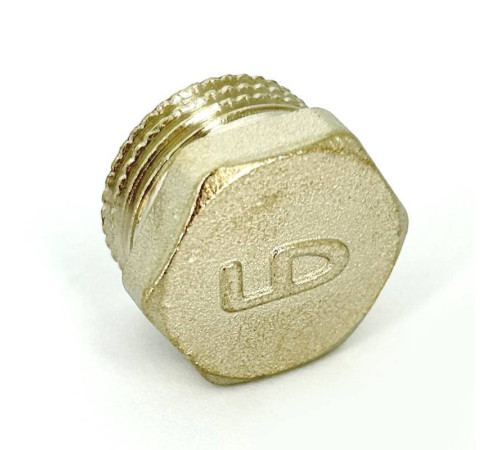 Заглушка LD Pride латунная никелированная 1/2 наружная резьба LD.67.505.15