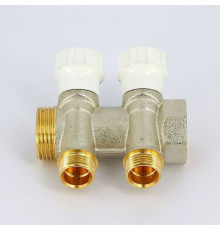 Коллектор с вентилями Itap 465 1 НВ 2 выхода 1/2 Н 38 мм 465 1-2