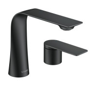 Смеситель для раковины Duravit D.1 на 2 отверстия черный матовый D11120002046