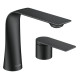 Смеситель для раковины Duravit D.1 на 2 отверстия черный матовый D11120002046