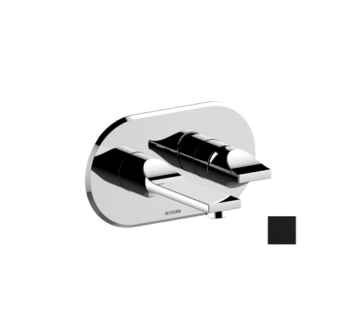 Смеситель для раковины BOSSINI Apice без донного клапана черный матовый Z00549.073