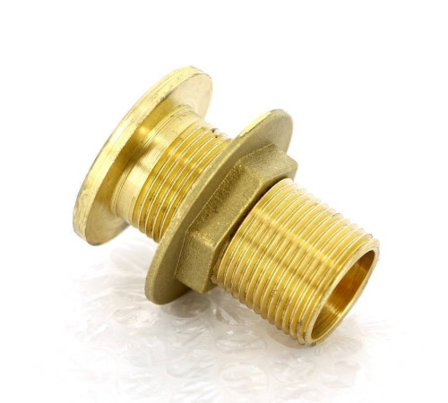 Выпуск резервуарный Tiemme 3/4 НР с фланцем и контргайкой без заглушки 1500179