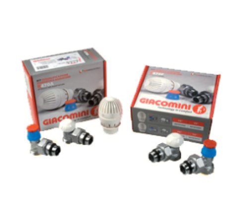 Комплект термостатический Giacomini R470 / R401TG / R15TG угловой 1/2 R470FX003