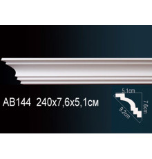 Карниз потолочный Perfect AB144 160x160x2000 мм AB144