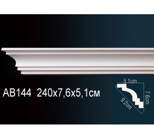 Карниз потолочный Perfect AB144 160x160x2000 мм AB144