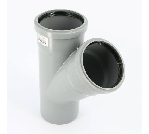 Тройник канализационный Ostendorf HT 90/90 мм 45° 114200