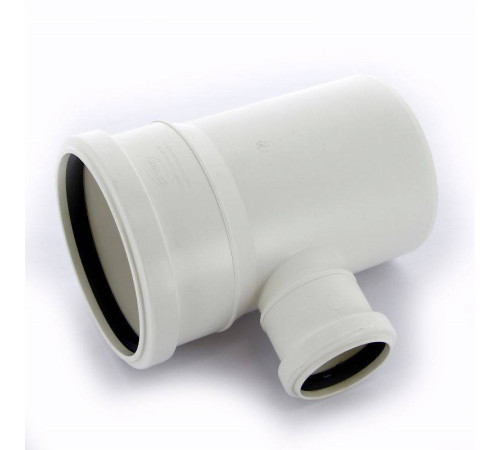 Тройник канализационный Sinikon Comfort 110x50 мм 87° 510035.K