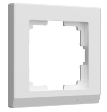 Рамка из поликарбоната на 1 пост Stark белый W0011801