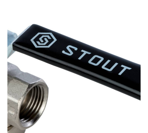 Кран шаровой STOUT с фильтром грубой очистки 1/2 ВР-ВР SVF-0001-000015