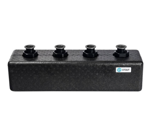 Распределительный коллектор STOUT SDG-0017 2(3) контура DN 25 в теплоизоляции SDG-0017-004023