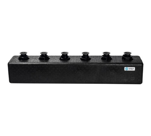 Распределительный коллектор STOUT SDG-0017 3(5) контуров DN 25 в теплоизоляции SDG-0017-004035