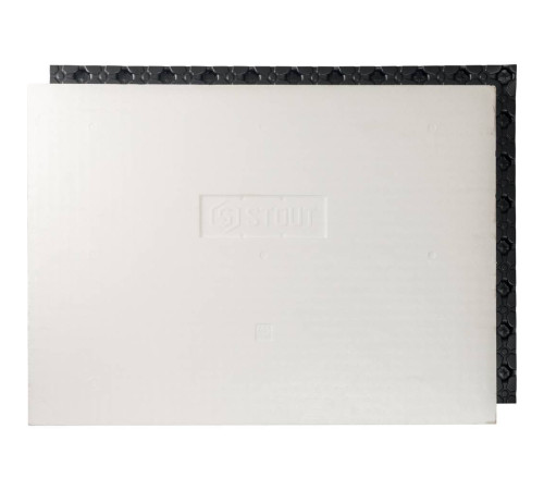 Мат для теплого пола STOUT с бобышками 1100х800х20 мм черный SMF-0001-110802