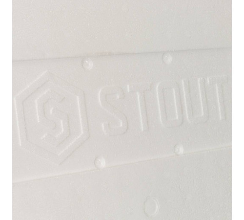 Мат для теплого пола STOUT с бобышками 1100х800х20 мм черный SMF-0001-110802