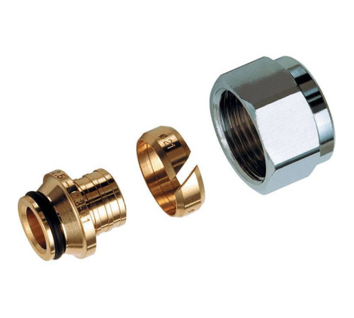 Концовка для труб PEX FAR 16х2.0 мм 1/2 евроконус FC 6075 581007