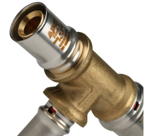 Тройник переходной STOUT 26х16х20 пресс для металлопластиковых труб SFP-0005-261620