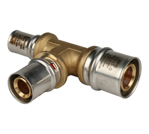 Тройник переходной STOUT 26х20х16 пресс для металлопластиковых труб SFP-0005-262016