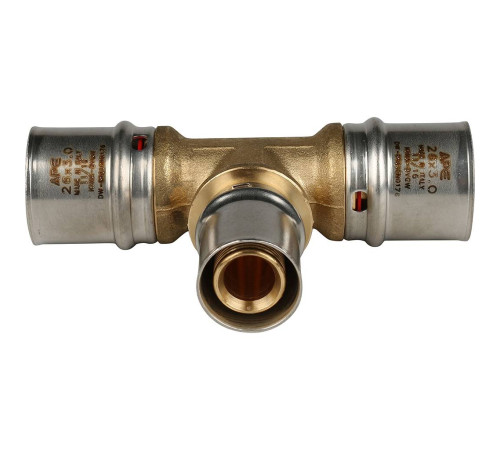 Тройник переходной STOUT 26х20х26 пресс для металлопластиковых труб SFP-0005-262026