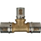 Тройник переходной STOUT 26х20х26 пресс для металлопластиковых труб SFP-0005-262026