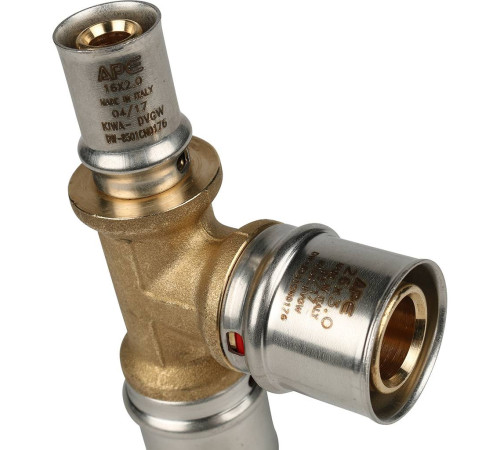 Тройник переходной STOUT 26х26х16 пресс для металлопластиковых труб SFP-0005-262616