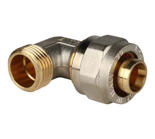Угольник-переходник STOUT 1/2х20 мм с наружной резьбой винтовой SFS-0006-001220