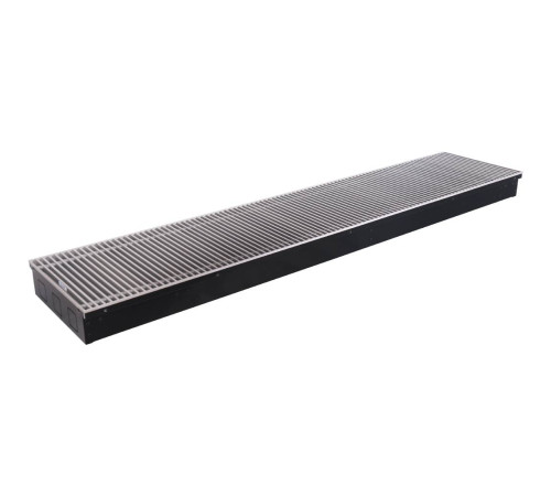 Конвектор внутрипольный STOUT SCN 80x300x1400 мм с роликовой решёткой SCN-1100-0830140