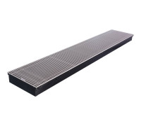 Конвектор внутрипольный STOUT SCN 80x300x1600 мм с роликовой решёткой SCN-1100-0830160