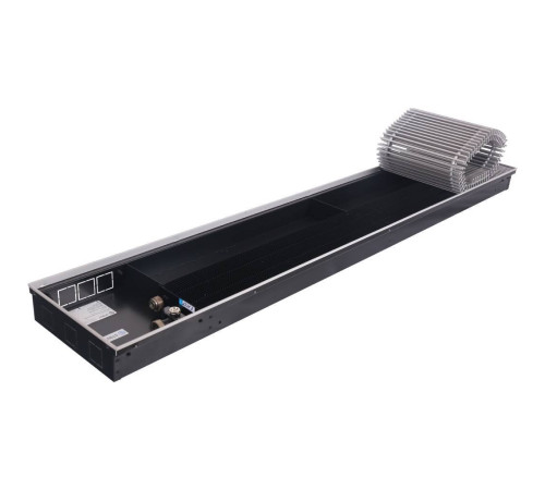 Конвектор внутрипольный STOUT SCN 80x300x1600 мм с роликовой решёткой SCN-1100-0830160