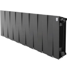 Радиатор биметаллический Royal Thermo PianoForte 300 Noir Sable 10 секций нижнее подключение НС-1682356