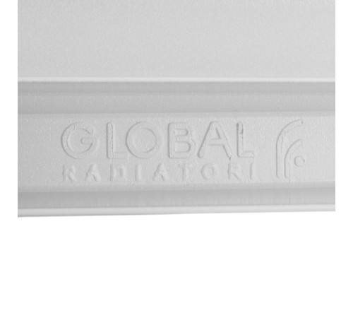 Радиатор алюминиевый Global ISEO 500 10 секций боковое подключение RAL 9010 IS05001010