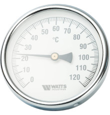 Термометр биметаллический Watts F+R801 с погружной гильзой 100 мм 10006071