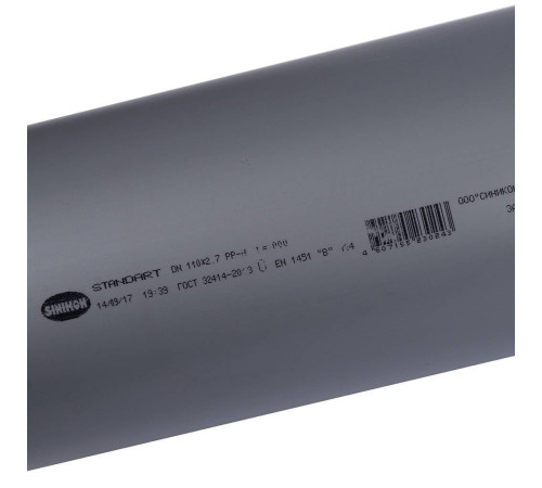 Труба канализационная Sinikon Стандарт 110 мм 1000 мм 500089