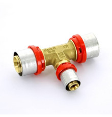 Тройник пресс Tiemme 26х16х26 мм 1650026