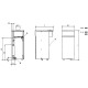 Котел газовый напольный Baxi SLIM 1.230 iN открытая камера WSB43123347
