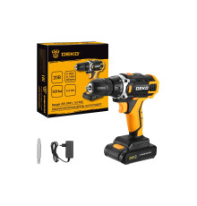 Дрель-шуруповерт аккумуляторная DEKO Banger 20V ONE+ 1x2.0 Ач 083-1116