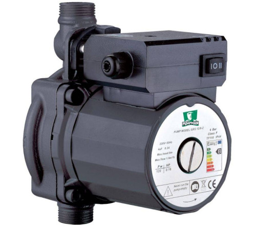 Насос циркуляционный PUMPMAN GRA 25/10 с гайками GRA 25/10